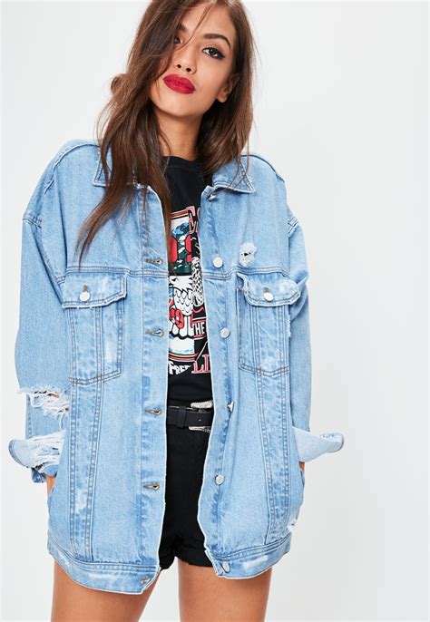 oversized jean jacket women's.